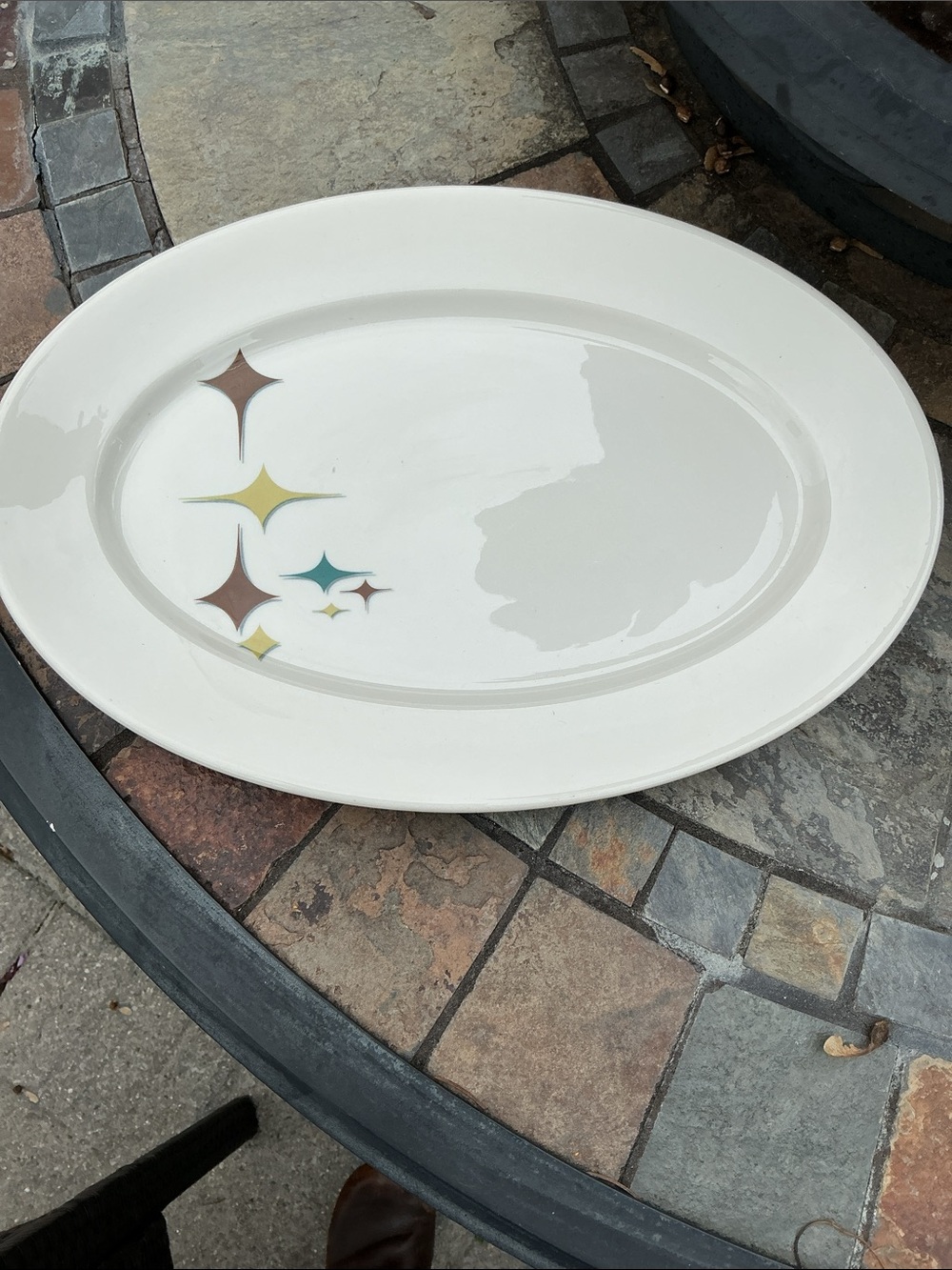 Syracuse China (Trend) - four plates and a platter - Picture 4 of 5